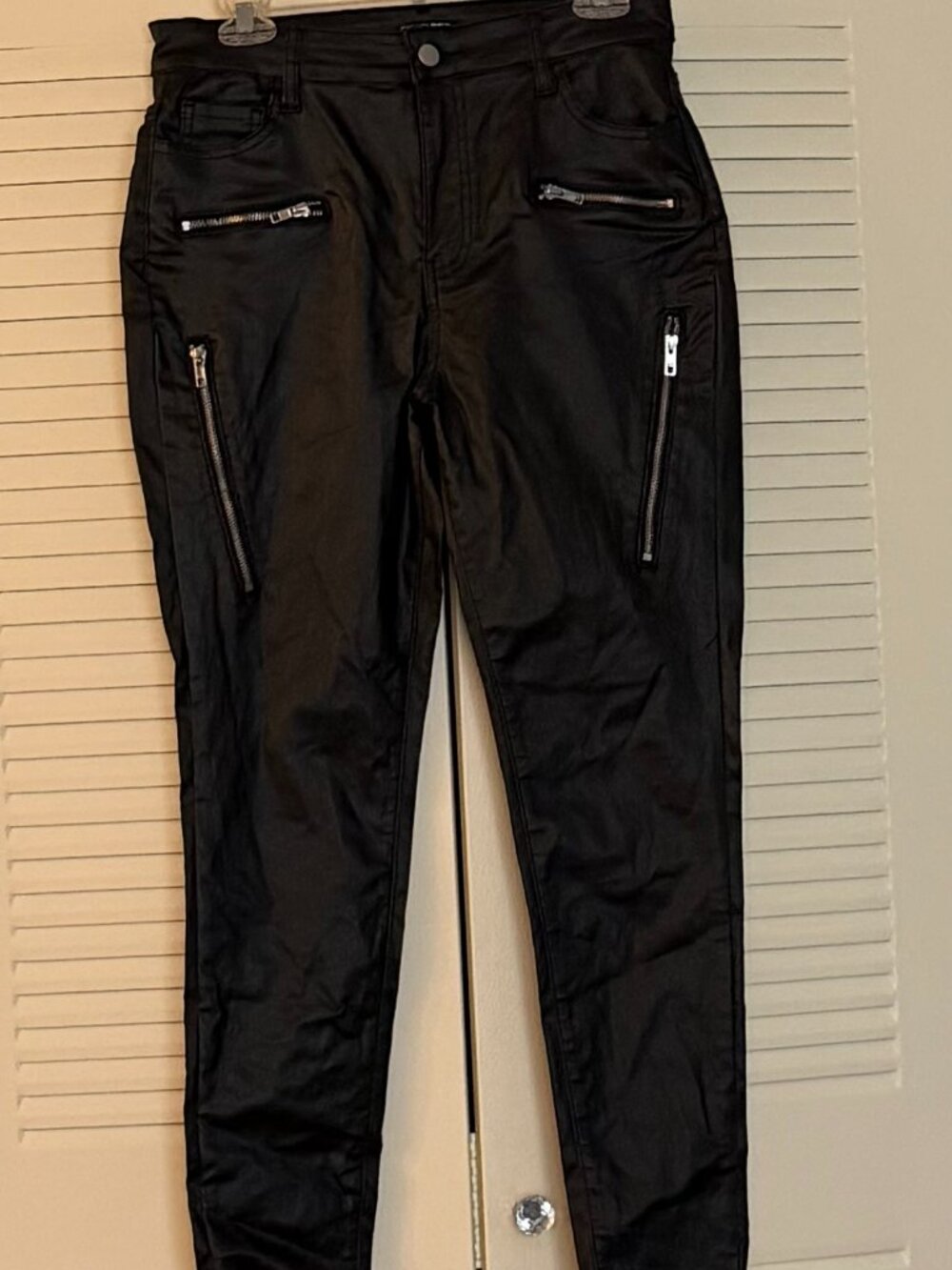 Fashion Nova ‘Caliente’ Black Faux/Vegan Leather Pants Size XL*